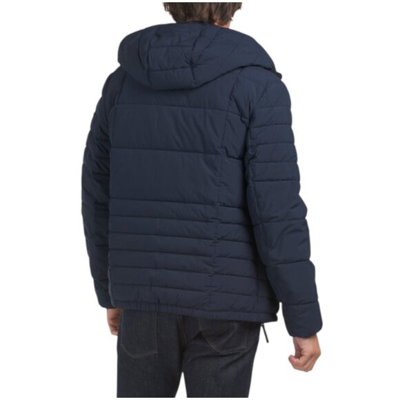 ANDREW MARC Fitzroy Quilted Puffer Hooded Jacket - Picture 2 of 2